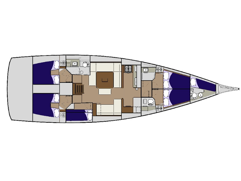 Dufour 56 Exclusive - Yacht Charter Primošten & Boat hire in Croatia Šibenik Primošten Marina Kremik 3