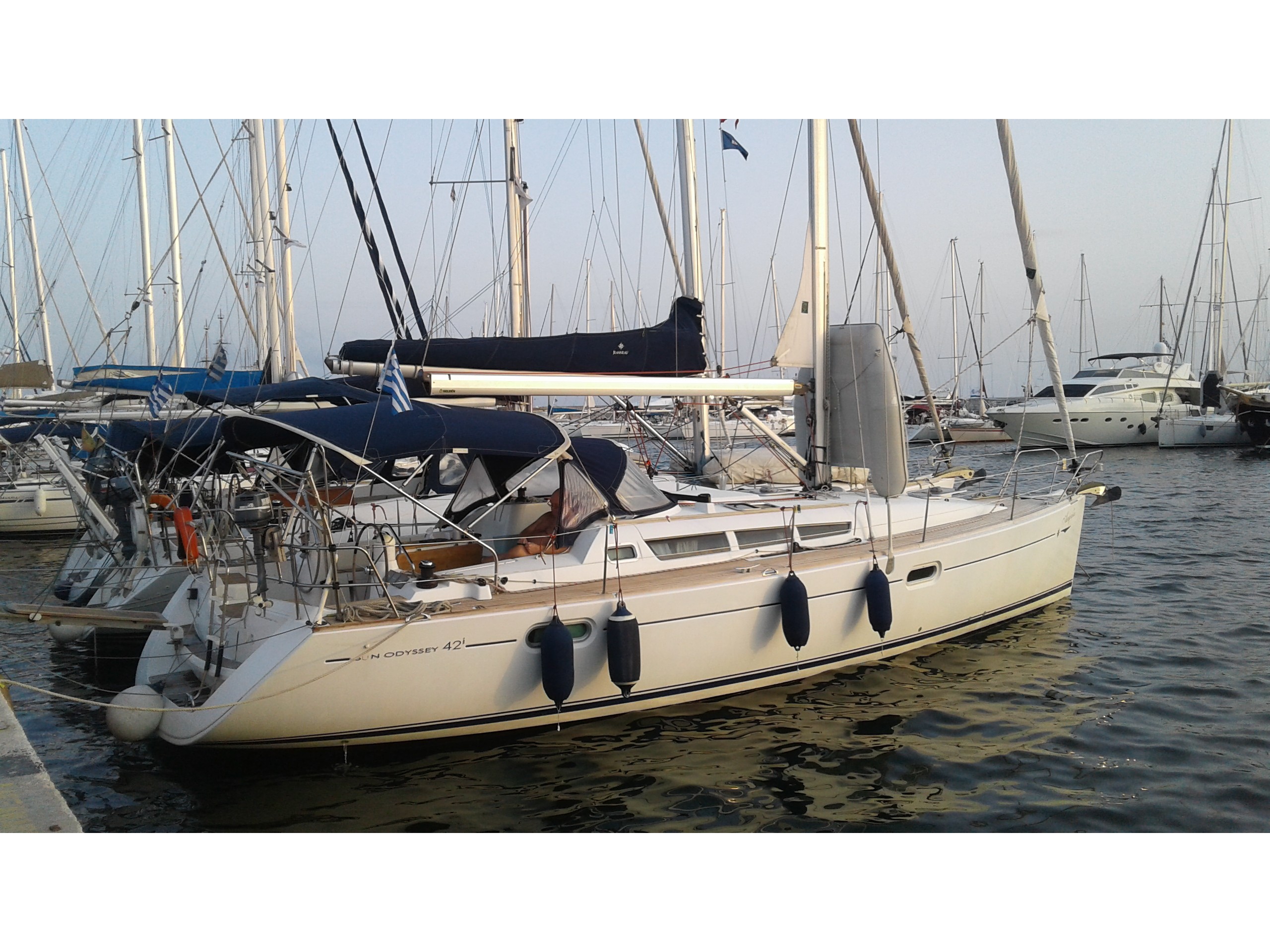 Sun Odyssey 42 i - Catamaran Charter Mykonos & Boat hire in Greece Athens and Saronic Gulf Athens Alimos Alimos Marina 2