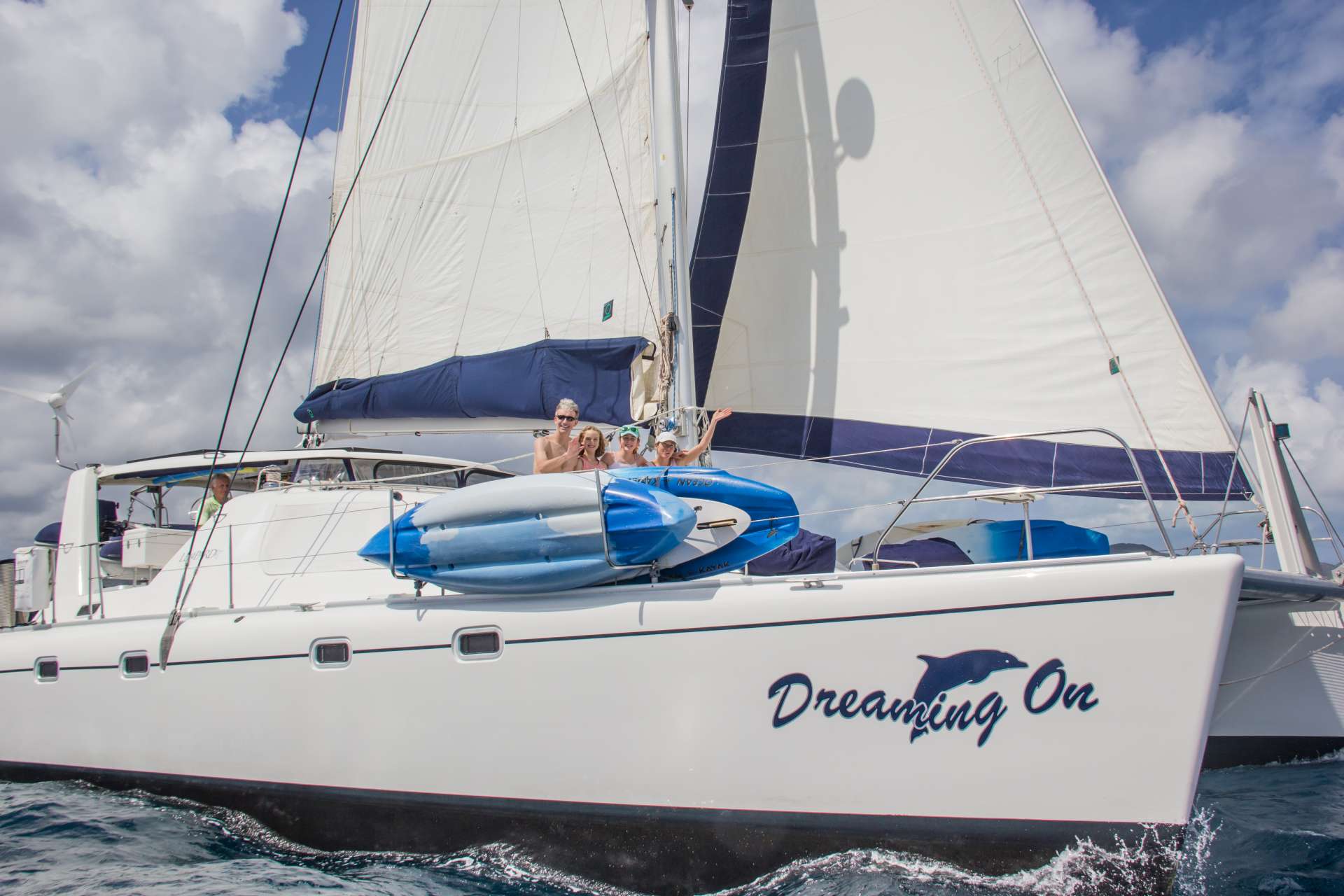 dreaming on - Catamaran charter Palma & Boat hire in Central america, Belize 2