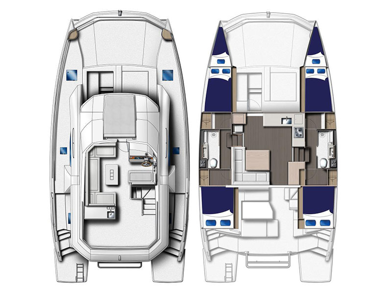 Leopard 43 PC - Luxury yacht charter Bahamas & Boat hire in Bahamas New Providence Nassau Palm Cay One Marina 3