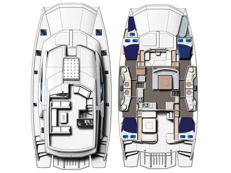 Leopard 51 PC - Luxury yacht charter Bahamas & Boat hire in Bahamas New Providence Nassau Palm Cay One Marina 2