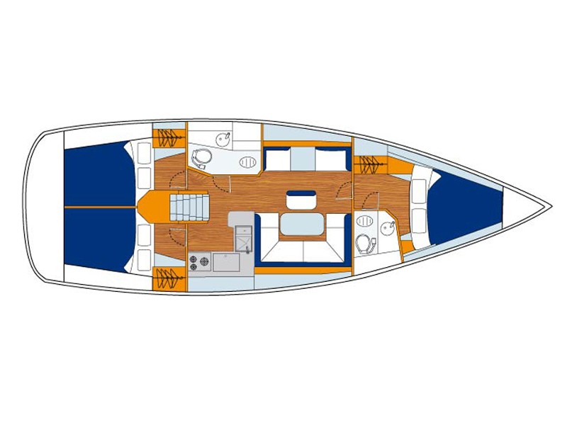 Sun Odyssey 419 - Sailboat Charter Thailand & Boat hire in Thailand Phuket Ao Po Grand Marina 3