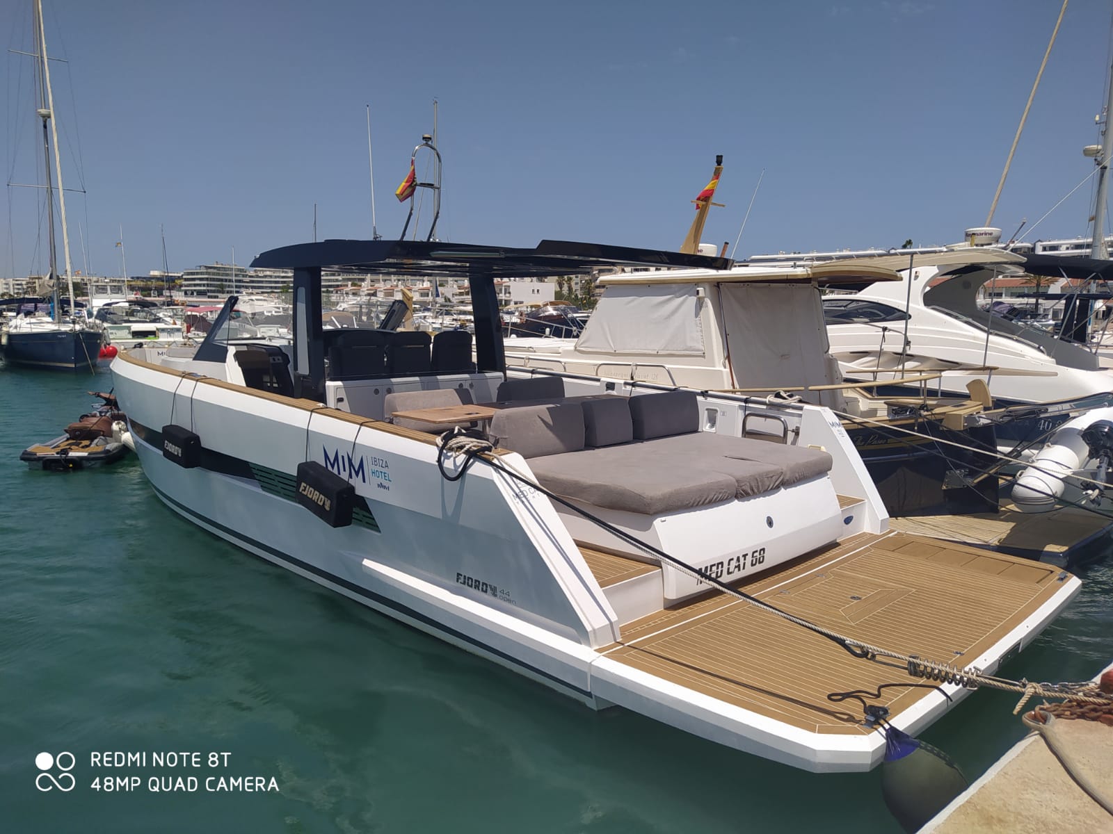 Fjord 44 Open - Superyacht charter Sardinia & Boat hire in Spain Balearic Islands Ibiza and Formentera Ibiza Ibiza Marina Botafoch 1