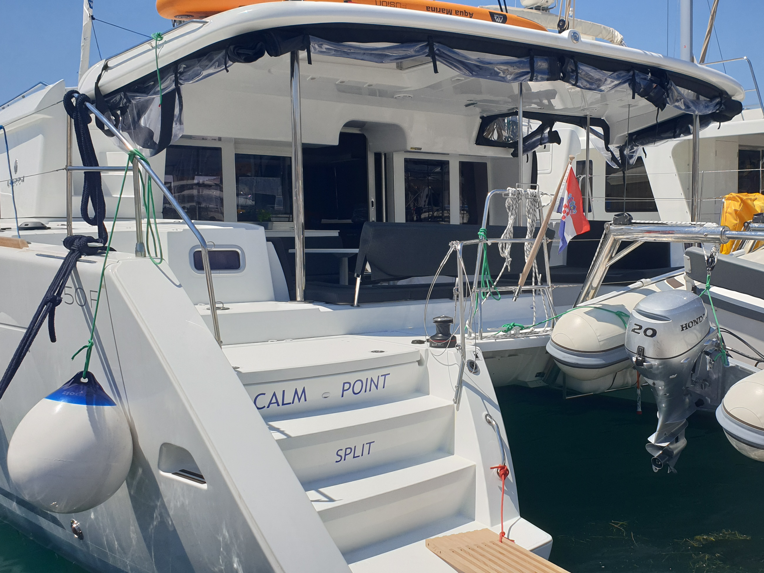Lagoon 450 Fly - Catamaran charter Dubrovnik & Boat hire in Croatia Dubrovnik-Neretva Dubrovnik Komolac ACI Marina Dubrovnik 2