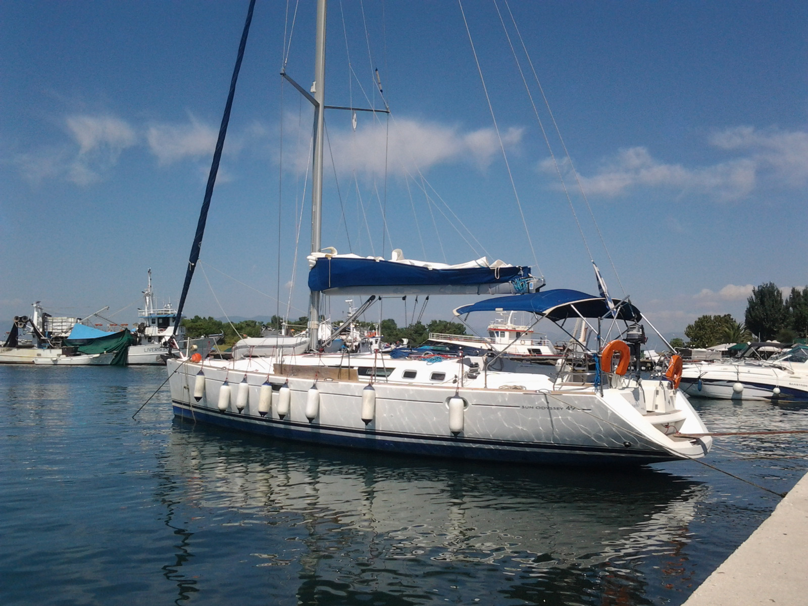 Sun Odyssey 49 - Yacht Charter Kavala & Boat hire in Greece Northern Greece Kavala Keramoti Keramoti Marina 4