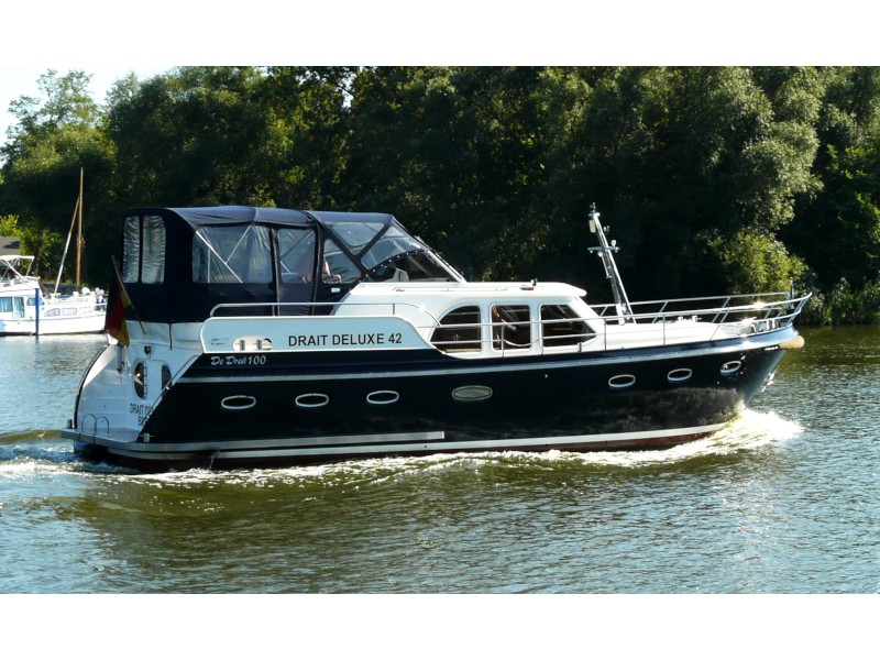 De Drait DeLuxe 42 - Motor Boat Charter Germany & Boat hire in Germany Brandenburg an der Havel Marina Brandenburg-Plaue 1