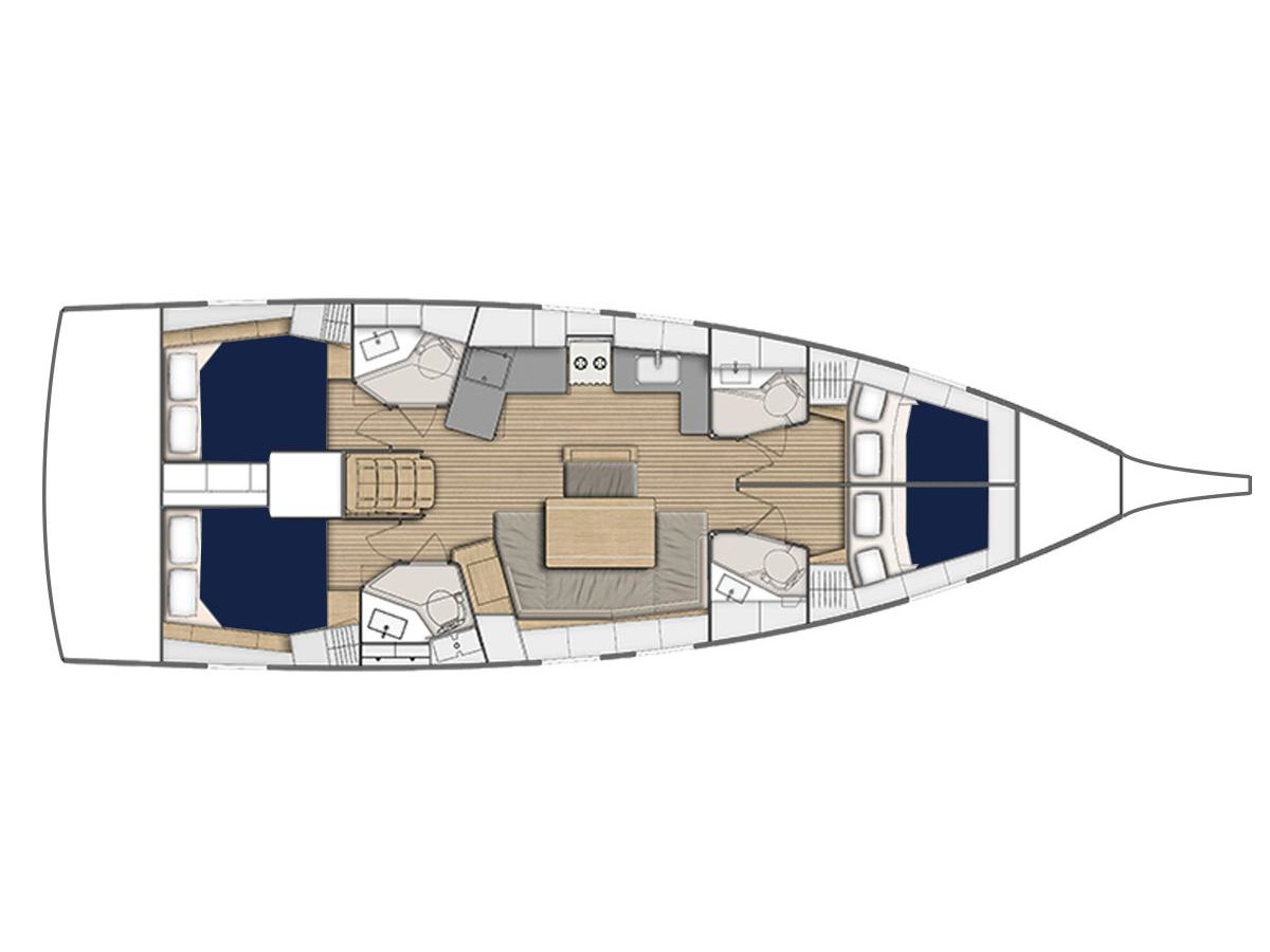 Oceanis 46.1 - Yacht Charter Procida & Boat hire in Italy Procida Marina di Procida 3