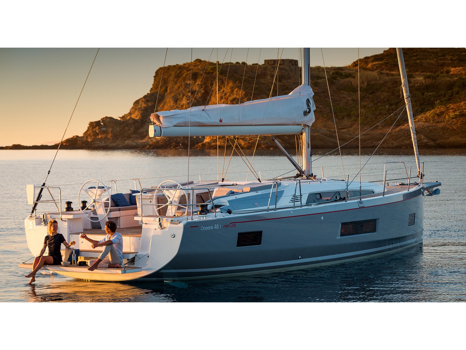 Oceanis 46.1 - Sailboat Charter Spain & Boat hire in Spain Balearic Islands Ibiza and Formentera Ibiza Ibiza Marina Port Ibiza 1