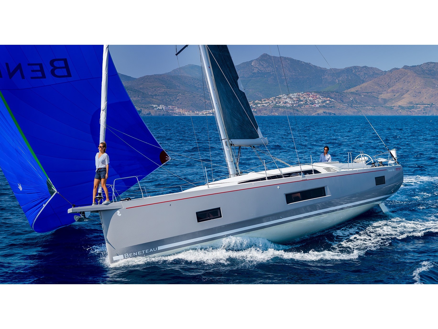 Oceanis 46.1 - Sailboat Charter Spain & Boat hire in Spain Balearic Islands Ibiza and Formentera Ibiza Ibiza Marina Port Ibiza 2