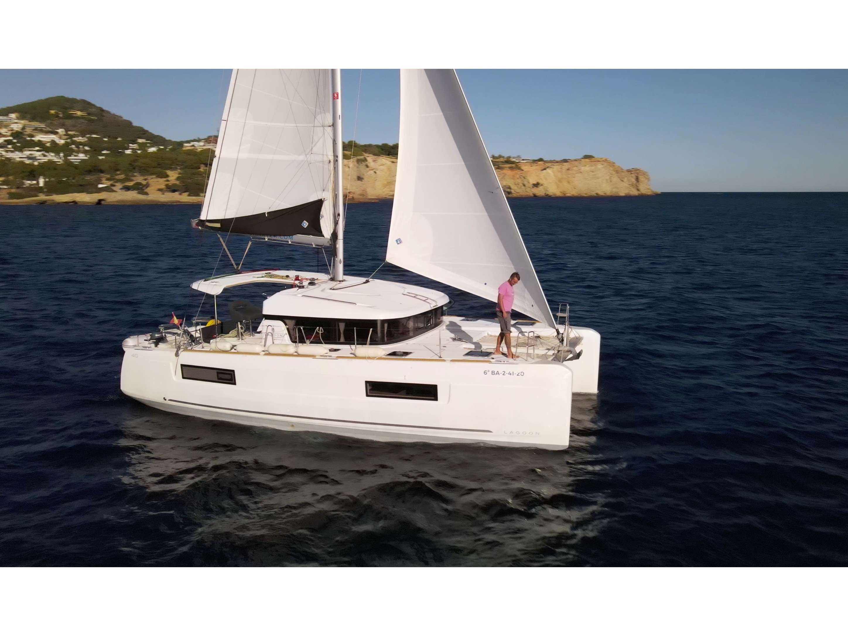 Lagoon 40 - Luxury yacht charter Balearics & Boat hire in Spain Balearic Islands Ibiza and Formentera Ibiza Ibiza Marina Port Ibiza 1