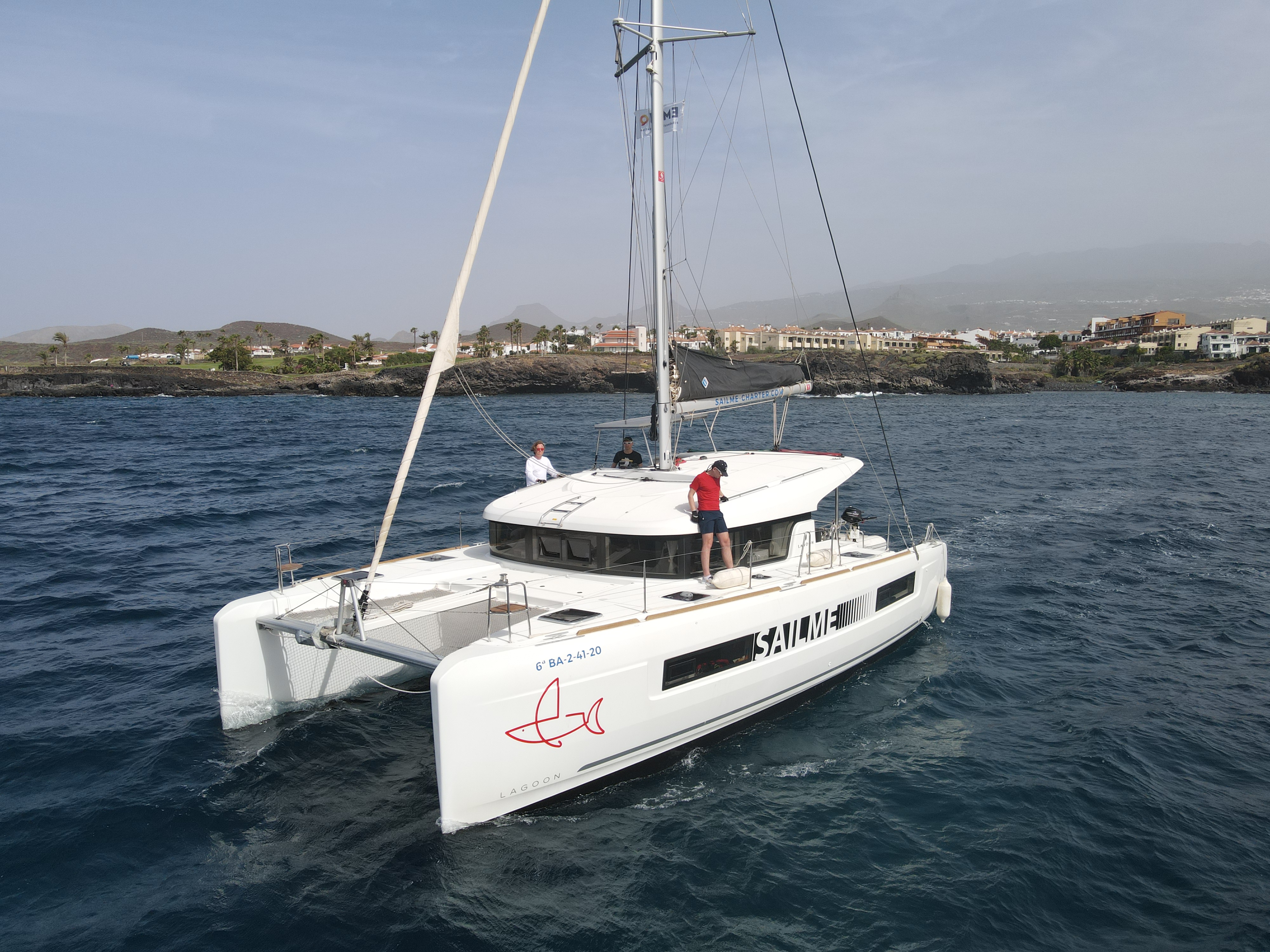 Lagoon 40 - Luxury yacht charter Balearics & Boat hire in Spain Balearic Islands Ibiza and Formentera Ibiza Ibiza Marina Port Ibiza 2