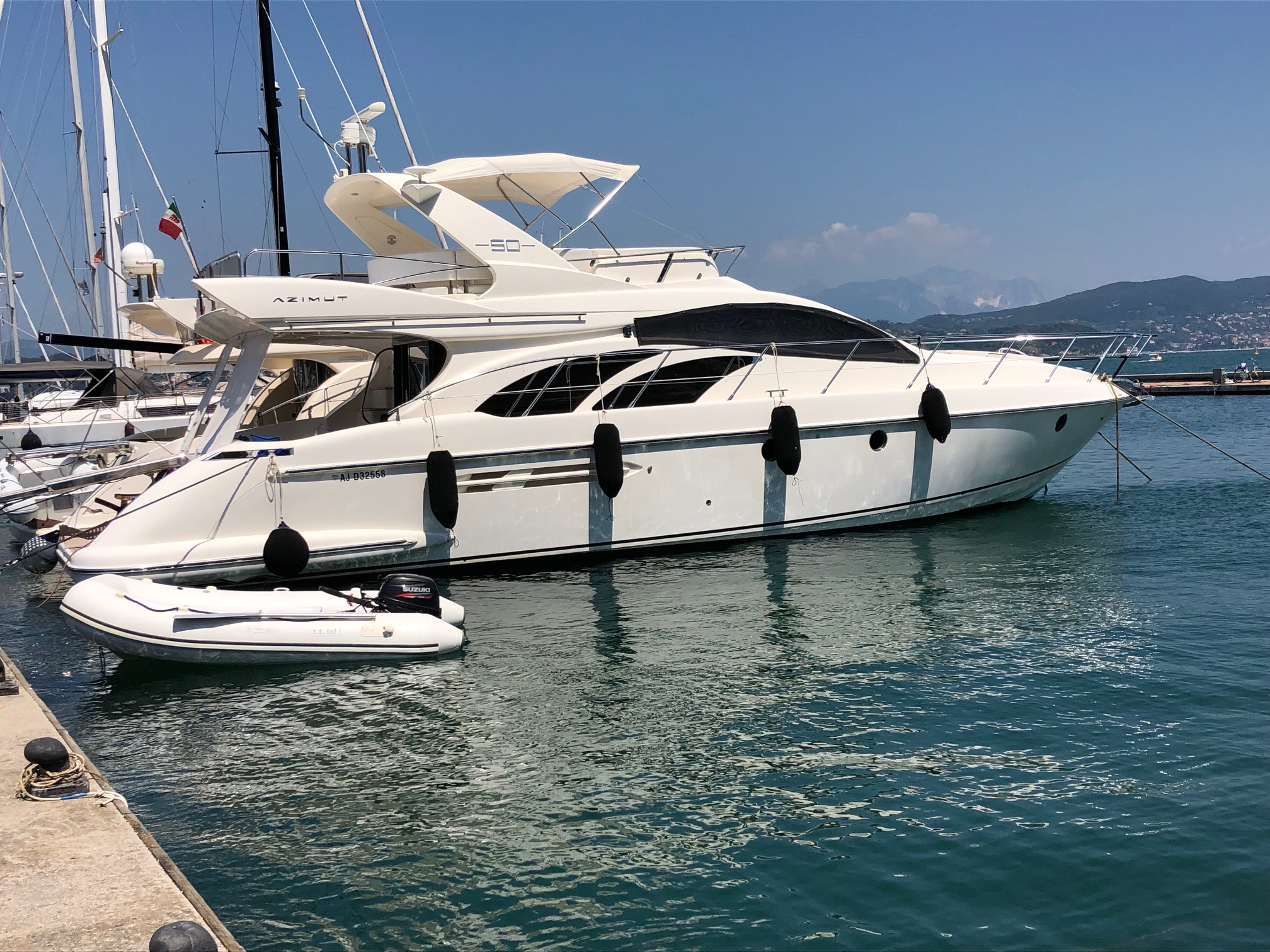 Azimut 50 - Motor Boat Charter Sardinia & Boat hire in Italy Sardinia Costa Smeralda Cannigione Cannigione 1