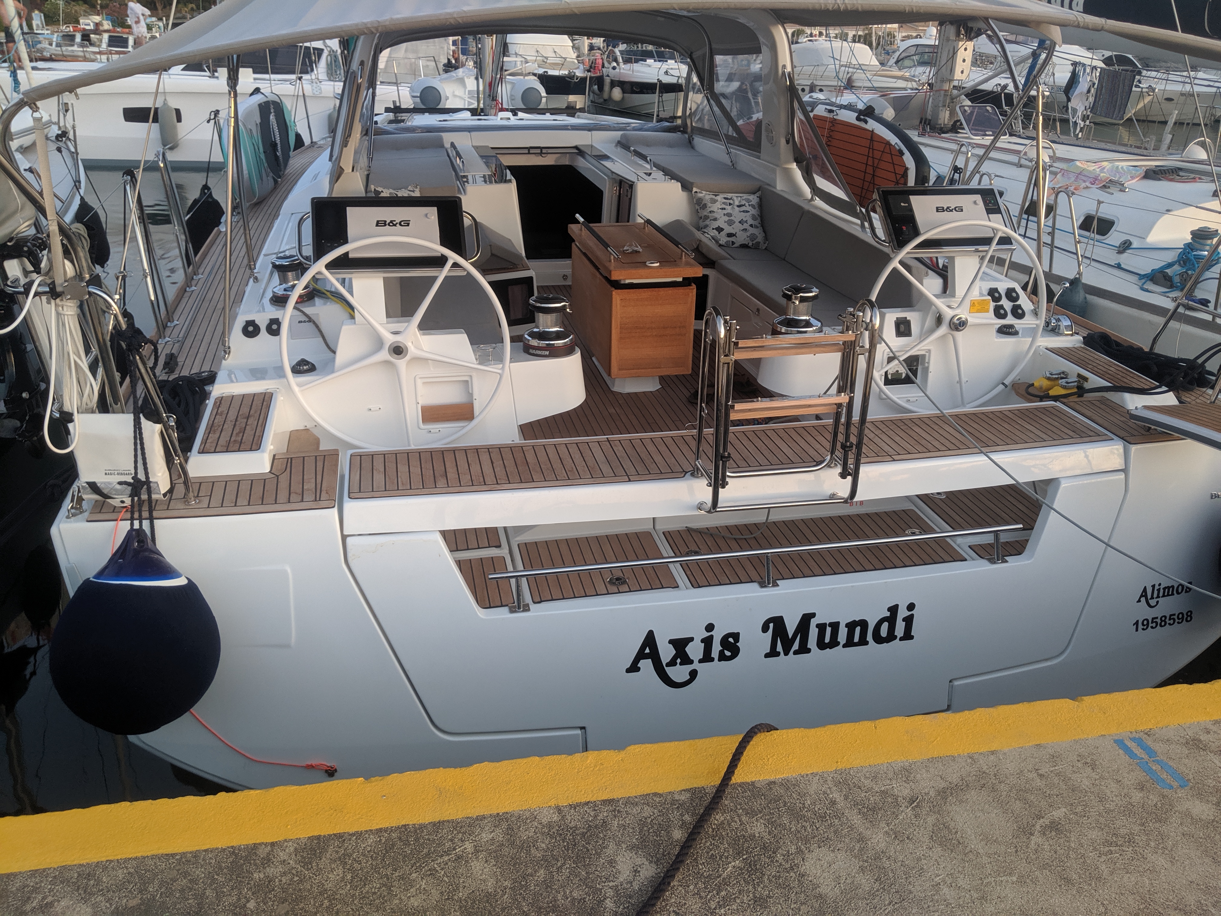 Oceanis 55.1 - Catamaran charter Ibiza & Boat hire in Greece Athens and Saronic Gulf Athens Alimos Alimos Marina 1