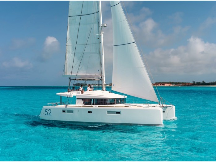 Lagoon 52F - Luxury yacht charter Italy & Boat hire in Italy Sicily Aeolian Islands Capo d'Orlando Capo d'Orlando Marina 2
