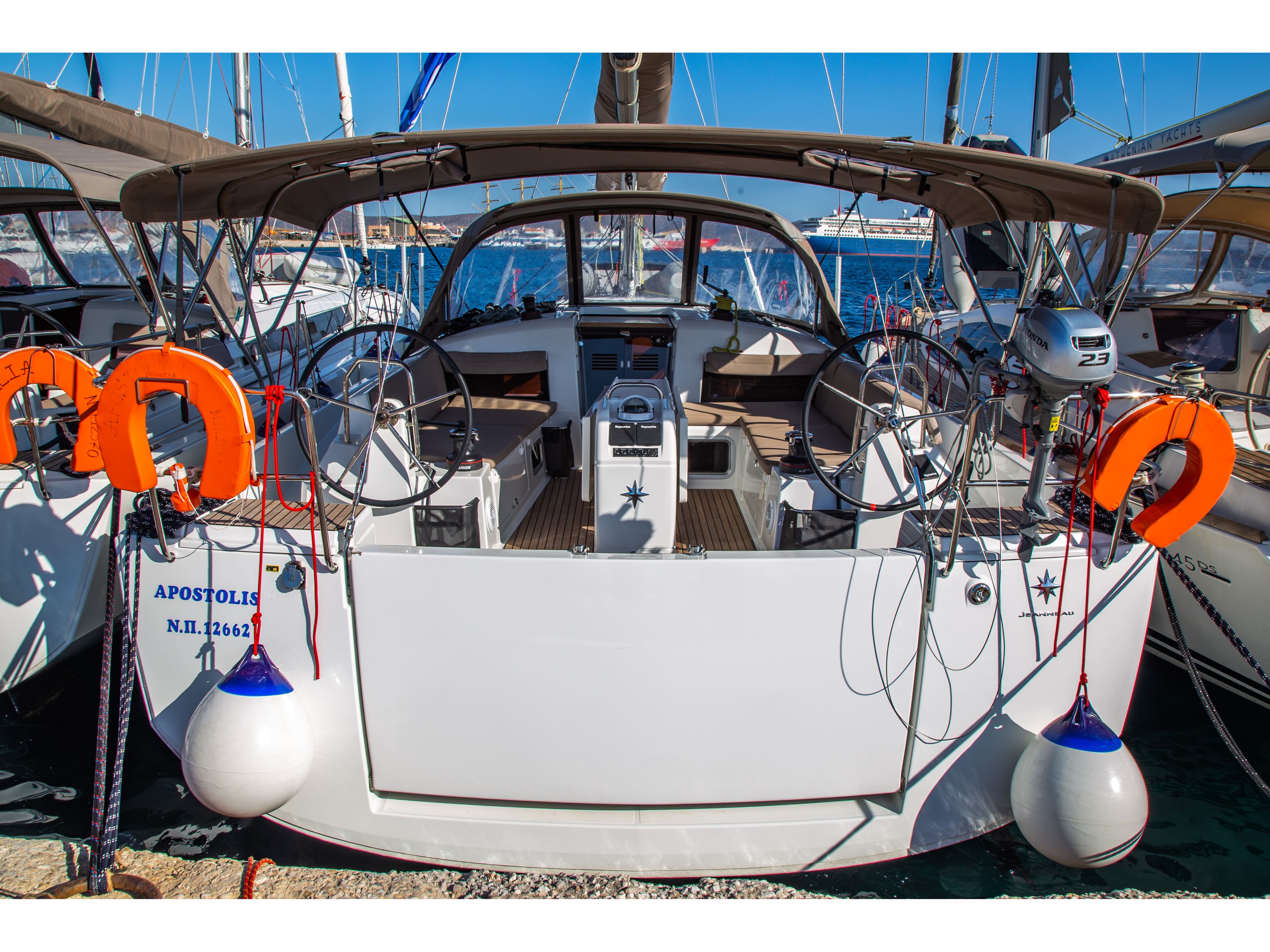 Sun Odyssey 440 - Yacht Charter Paros & Boat hire in Greece Cyclades Islands Paros Paros Piso Livadi Port 2