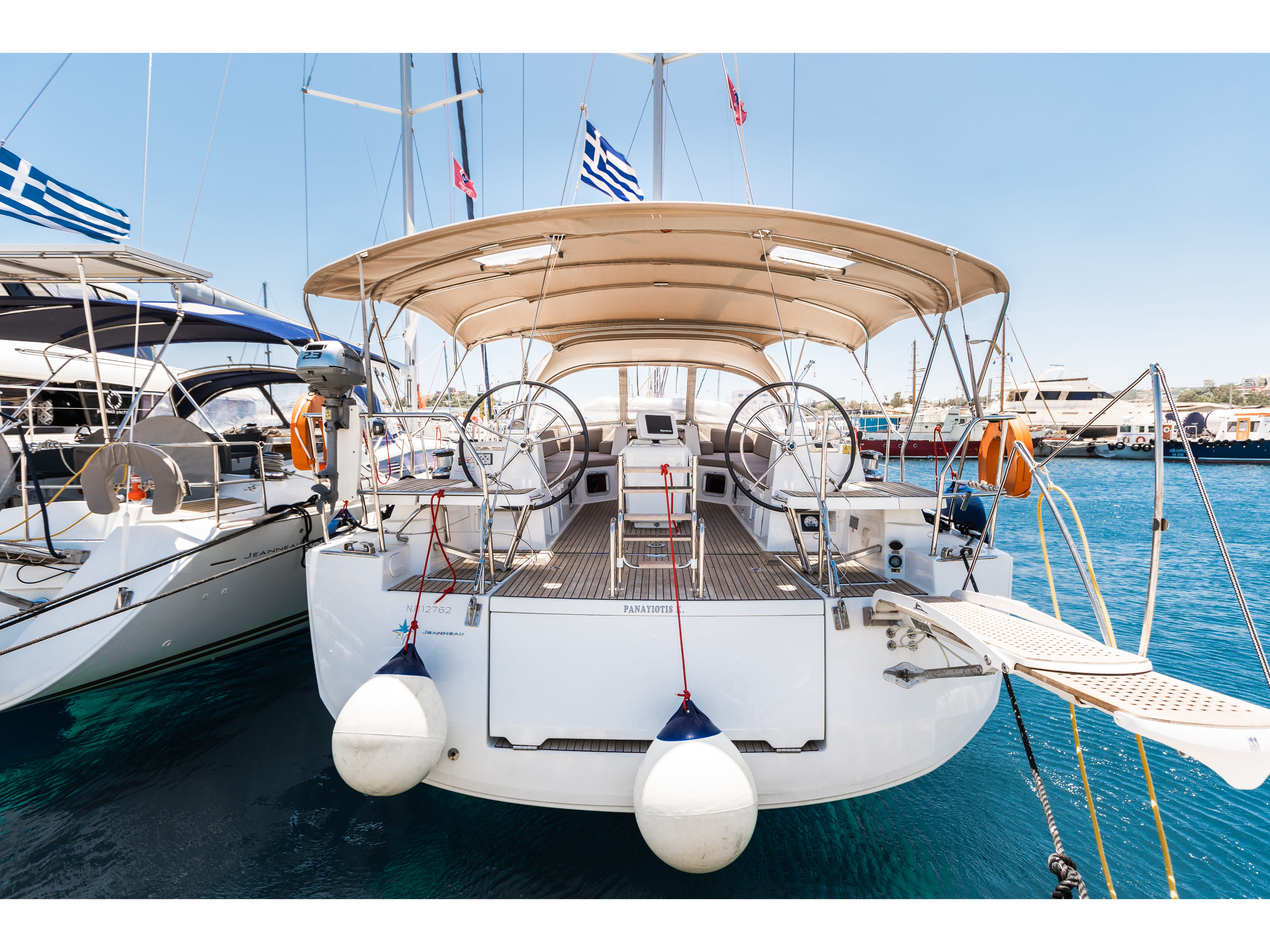 Jeanneau 54 - Yacht Charter Lavrion & Boat hire in Greece Athens and Saronic Gulf Lavrion Lavrion Main Port 2