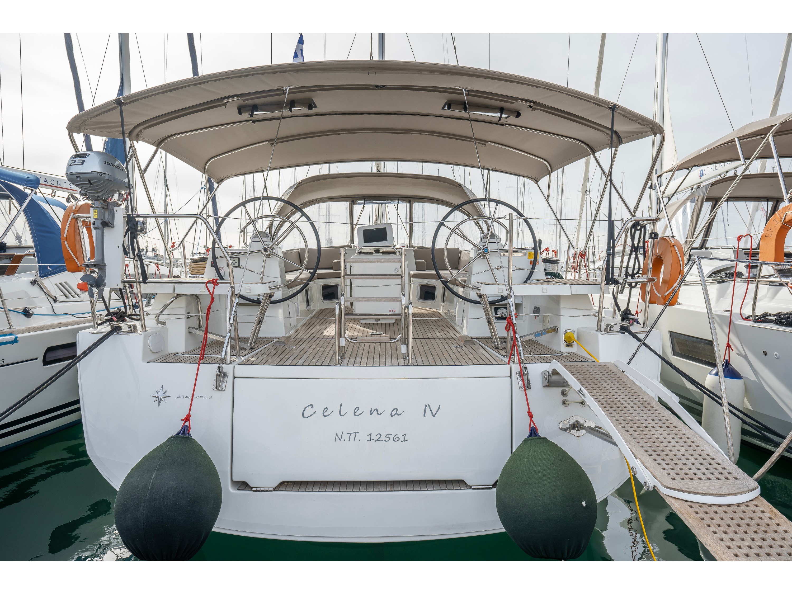 Jeanneau 54 - Yacht Charter Kos & Boat hire in Greece Dodecanese Kos Marina Kos 2