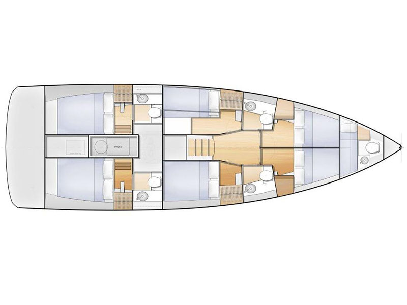 Sun Loft 47 - Yacht Charter Zadar & Boat hire in Croatia Zadar Zadar Marina Tankerkomerc 5