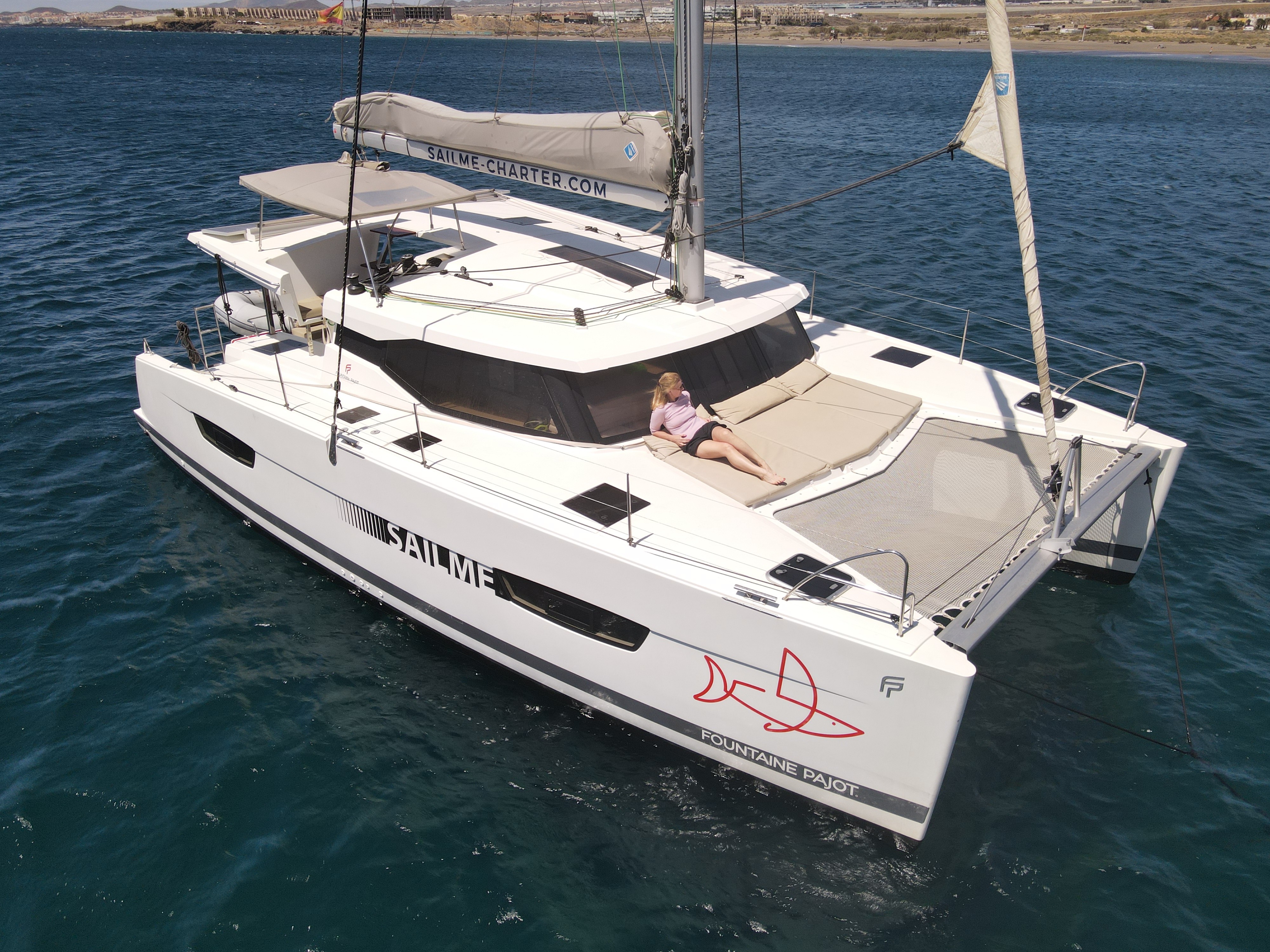 Lucia 40 - Catamaran Charter Spain & Boat hire in Spain Balearic Islands Ibiza and Formentera Ibiza Ibiza Marina Port Ibiza 3