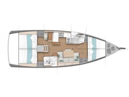Sun Odyssey 440 - Yacht Charter Follonica & Boat hire in Italy Tuscany Follonica Marina di Scarlino 5