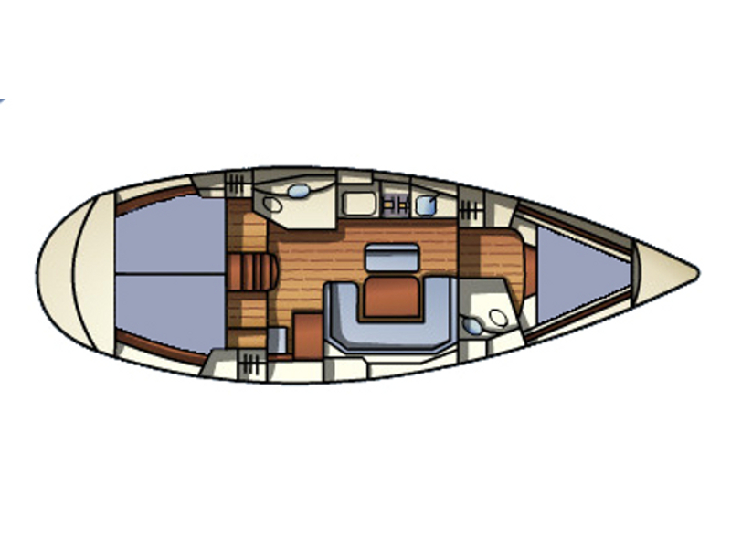 Elan 40 - Yacht Charter Murter & Boat hire in Croatia Kornati Islands Murter Betina Marina Betina 4
