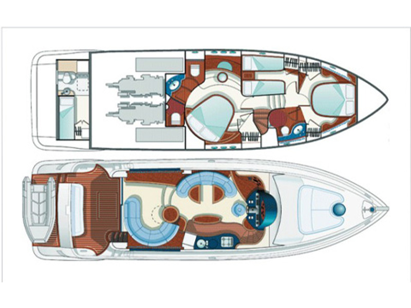 Azimut 55 - Motor Boat Charter worldwide & Boat hire in Turkey Turkish Riviera Carian Coast Yalikavak Bodrum - Yalikavak 4