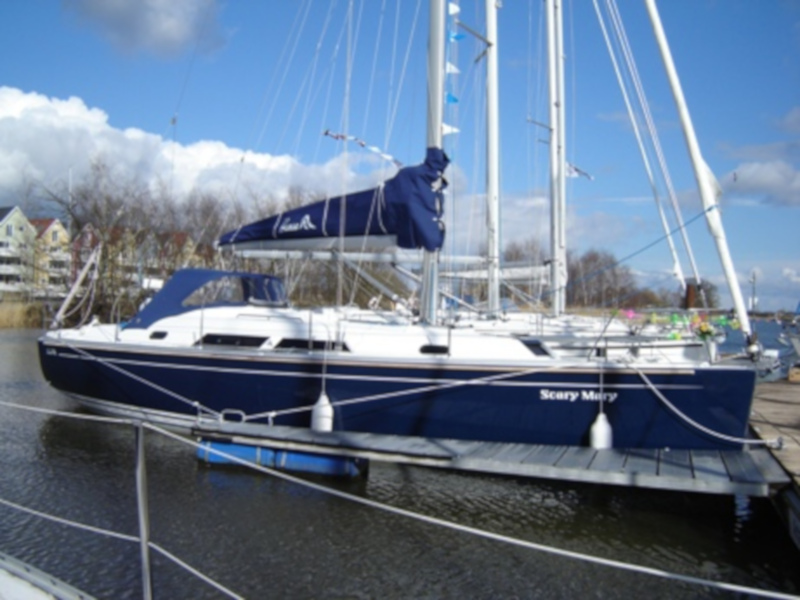 Hanse 370 - Yacht Charter Germany & Boat hire in Germany Altefähr Altefähr Harbor 5