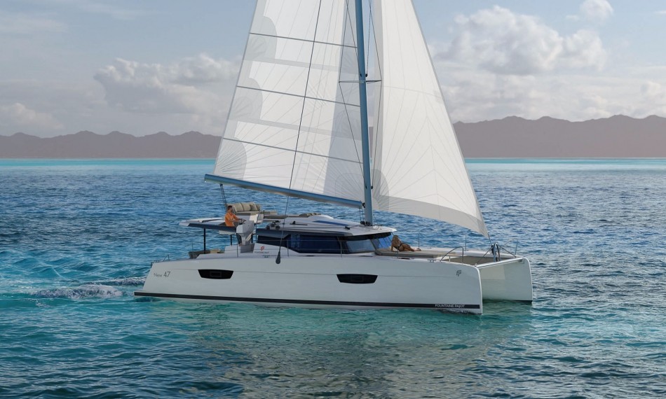 saona 47 skippered with watermaker & a/c - plus