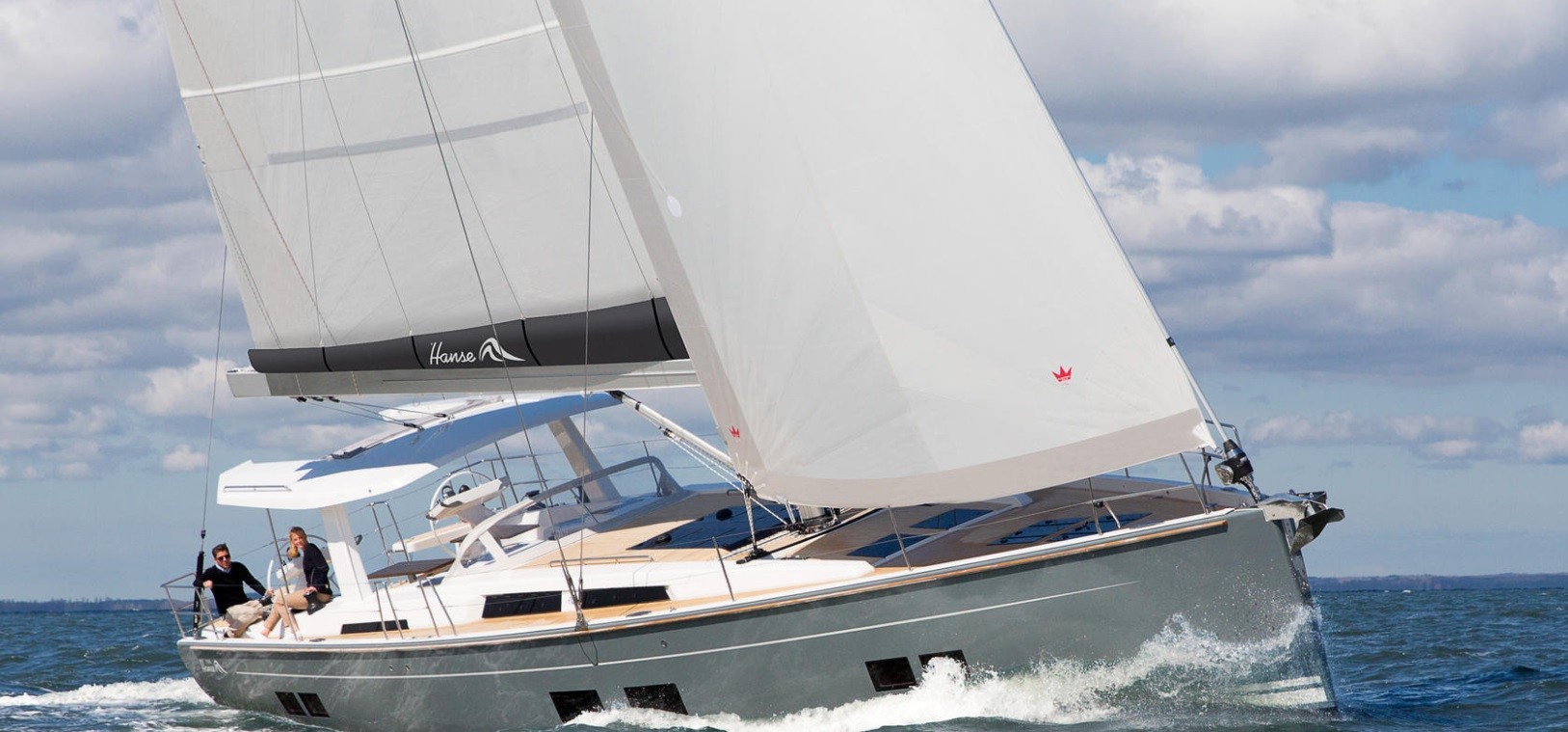 hanse 588 skippered with a/c