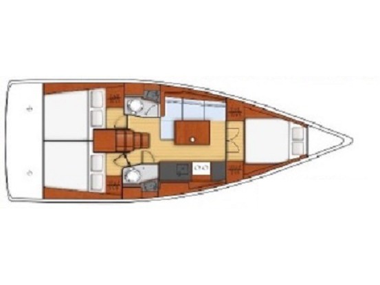 Oceanis 38.1 - Yacht Charter Tuscany & Boat hire in Italy Tuscany Castiglioncello Marina Cala de' Medici 3