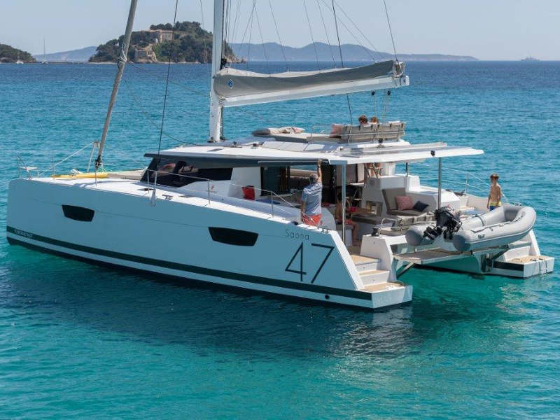 Saona 47 - Yacht Charter Marsala & Boat hire in Italy Sicily Aegadian Islands Marsala Marsala Marina 2
