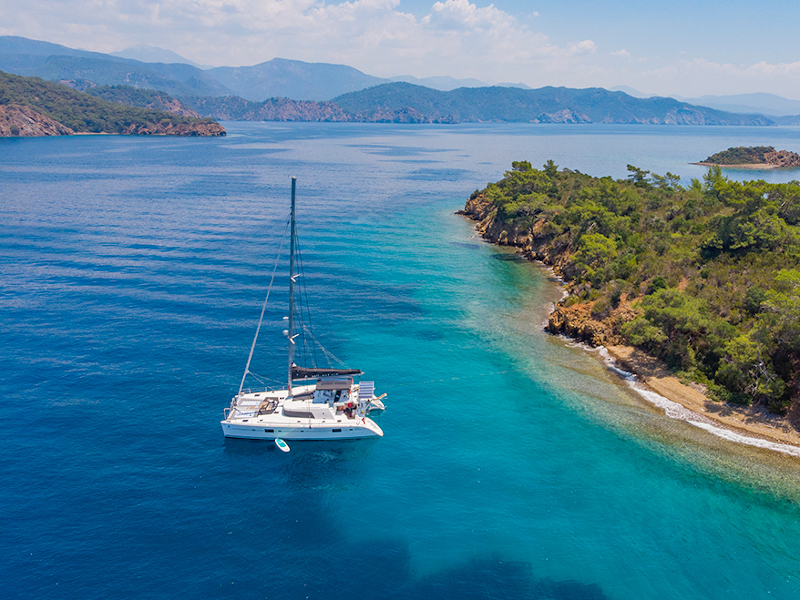 Lagoon 500 - Yacht Charter Fethiye & Boat hire in Turkey Turkish Riviera Lycian coast Fethiye Ece Saray Marina 4