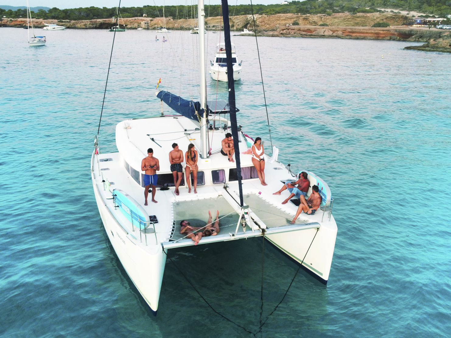 Lagoon 400 - Yacht Charter Ibiza & Boat hire in Spain Balearic Islands Ibiza and Formentera Ibiza Ibiza Club Nautico Ibiza 3