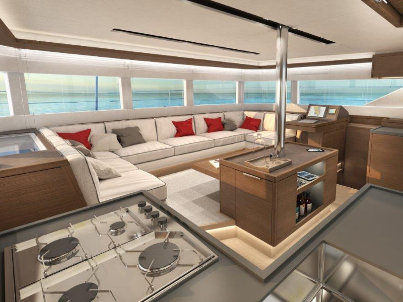 Lagoon 50 - Luxury yacht charter Turkey & Boat hire in Turkey Turkish Riviera Carian Coast Marmaris Netsel Marina 2