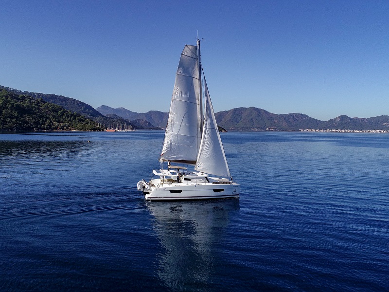 Lucia 40 - Catamaran charter Marmaris & Boat hire in Turkey Turkish Riviera Carian Coast Marmaris Marmaris Yacht Marina 1