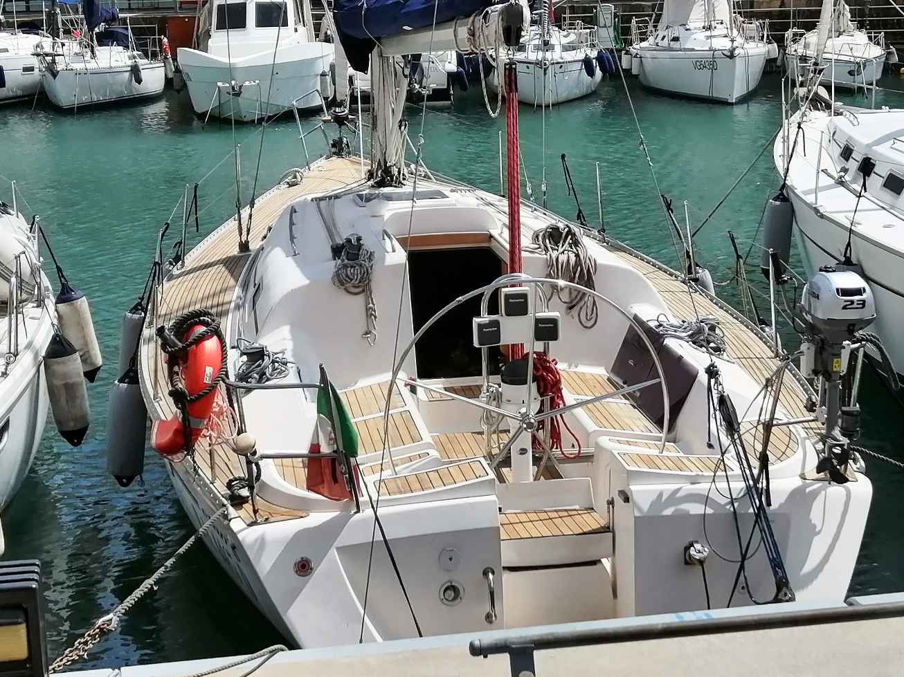 Elan 40 - Yacht Charter Liguria & Boat hire in Italy Italian Riviera Genova Marina di Porto Antico 1