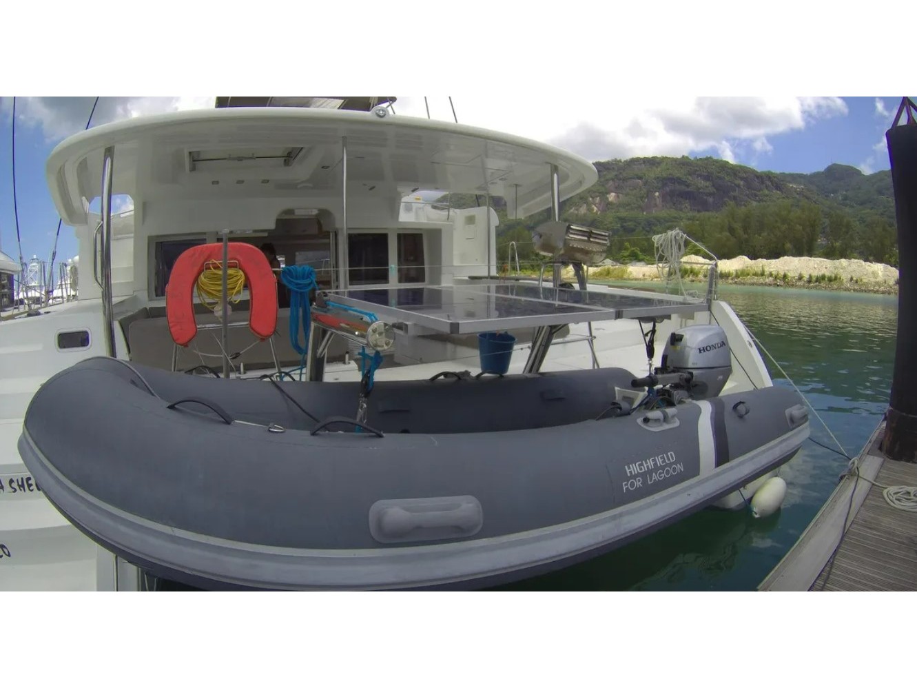 Lagoon 450 Fly - Yacht Charter Seychelles & Boat hire in Seychelles Mahe, Victoria Eden Island Marina 1