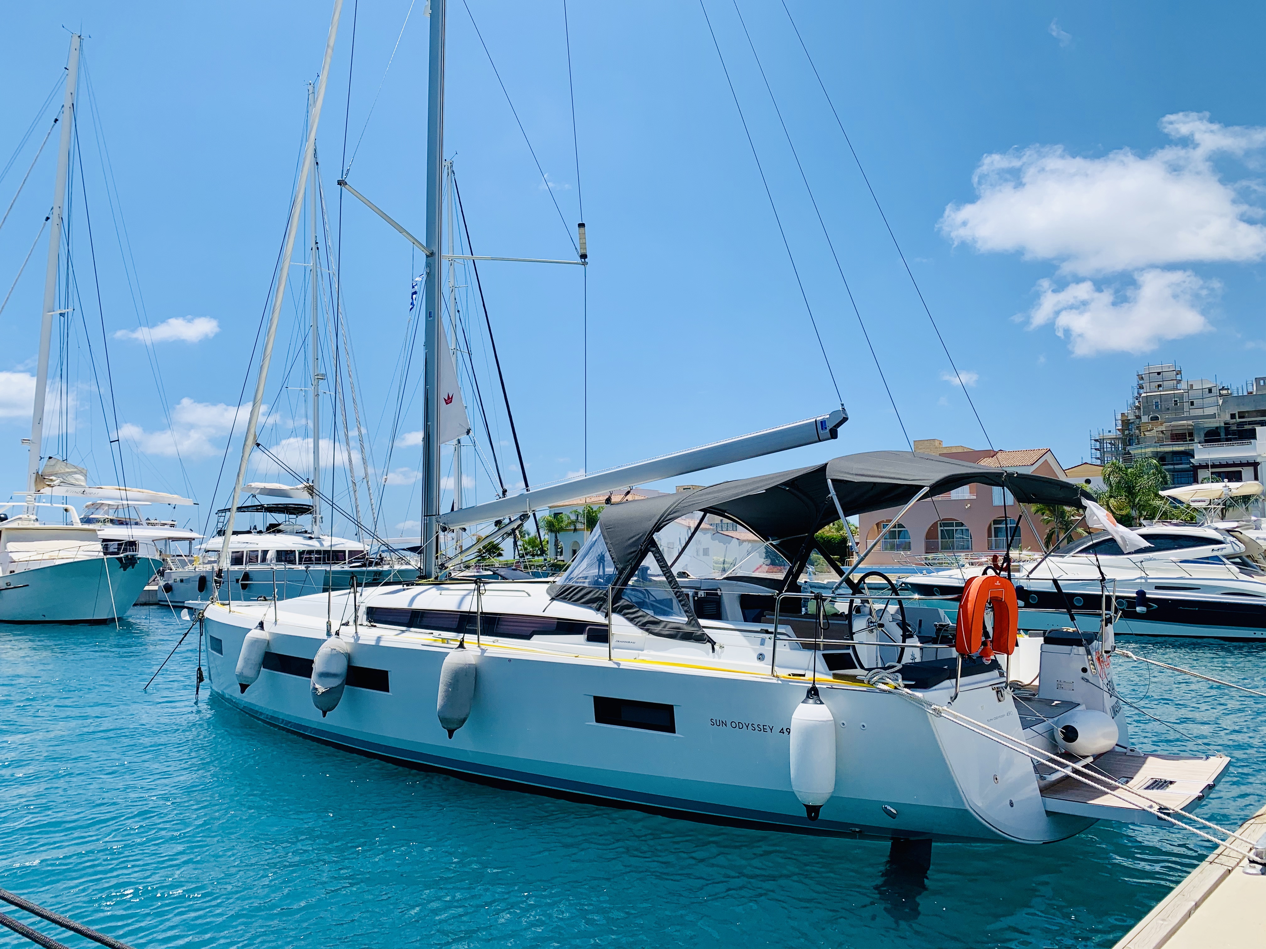 Sun Odyssey 490 - Yacht Charter Cyprus & Boat hire in Cyprus Limassol Limassol Marina 3