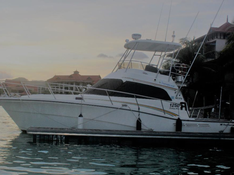 Rodman 1250 Fisher Pro - Motor Boat Charter Seychelles & Boat hire in Seychelles Mahe, Victoria Eden Island Marina 1