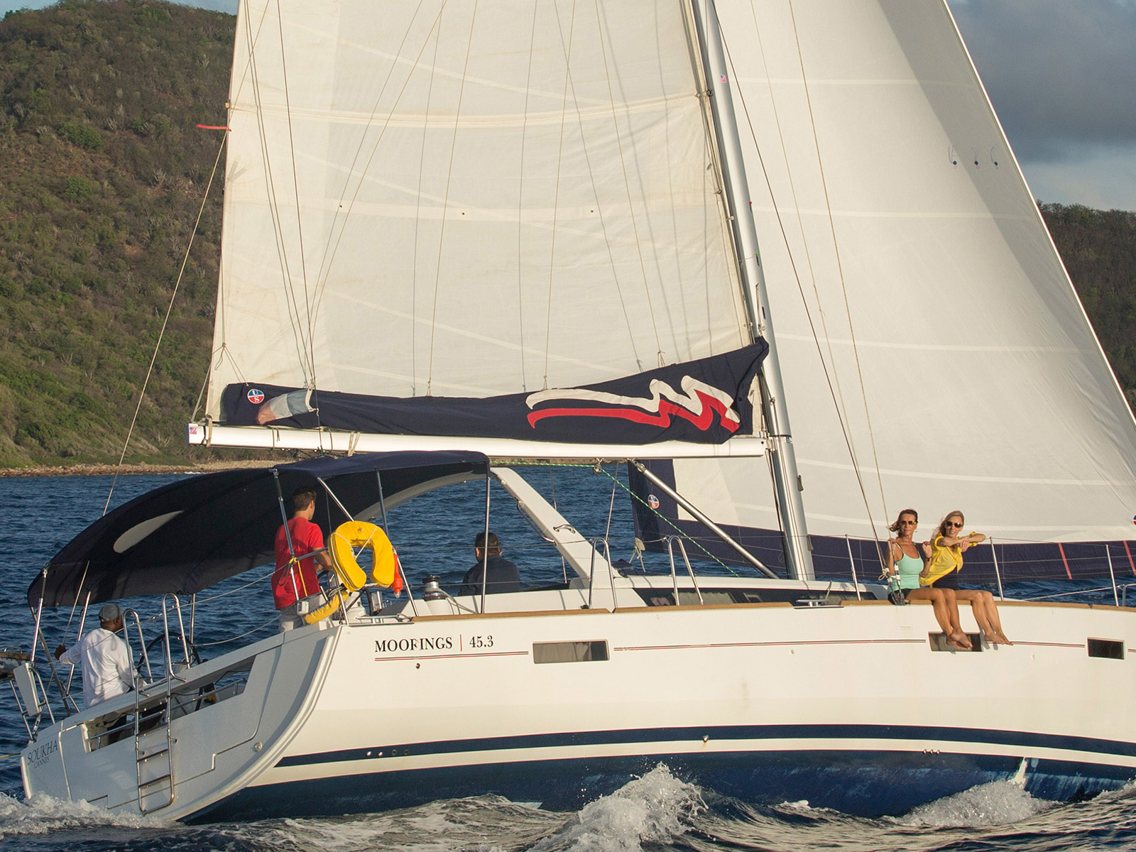 Oceanis 45 - Sailboat Charter St Martin & Boat hire in St. Martin (French) Marigot Marina Fort Louis 1