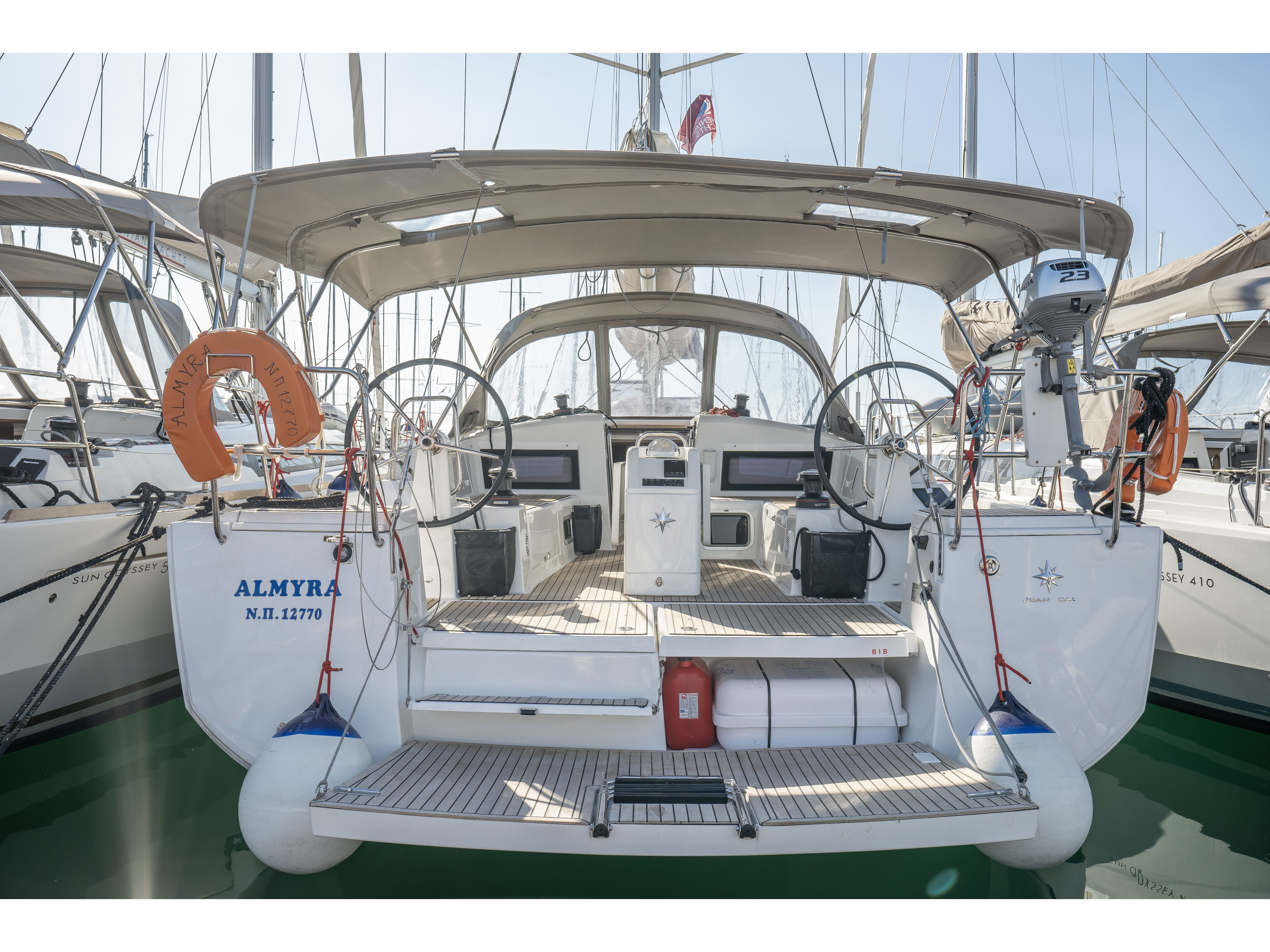 Sun Odyssey 440 - Yacht Charter Rhodes & Boat hire in Greece Dodecanese Rhodes Rhodes Marina 2