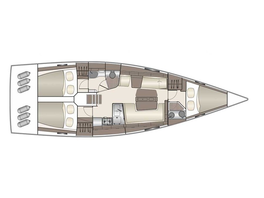 Dehler 42 - Yacht Charter Yerseke & Boat hire in Netherlands Yerseke Yerseke 2