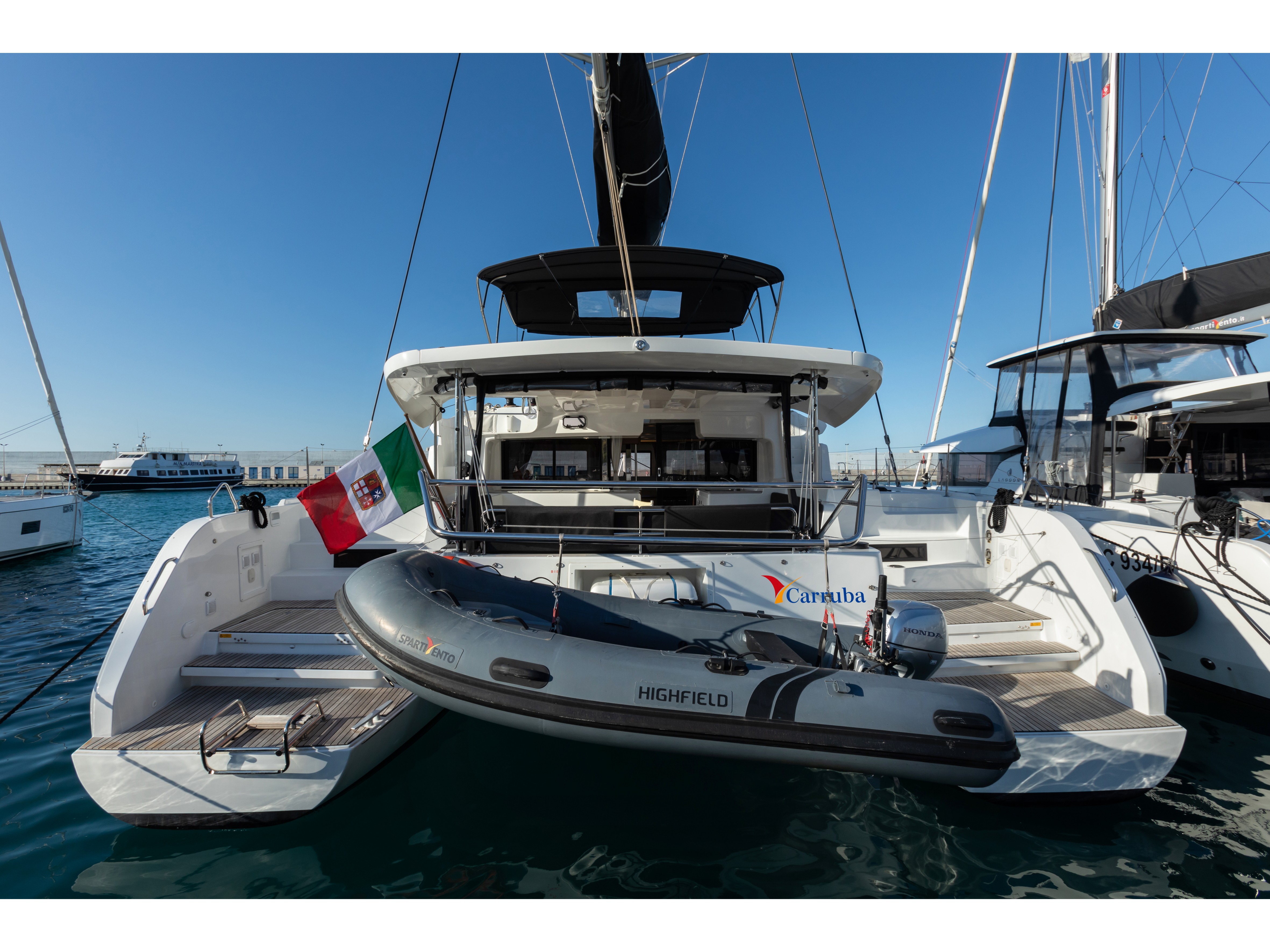 Lagoon 46  - Catamaran Charter Sicily & Boat hire in Italy Sicily Aeolian Islands Furnari Marina Portorosa 2