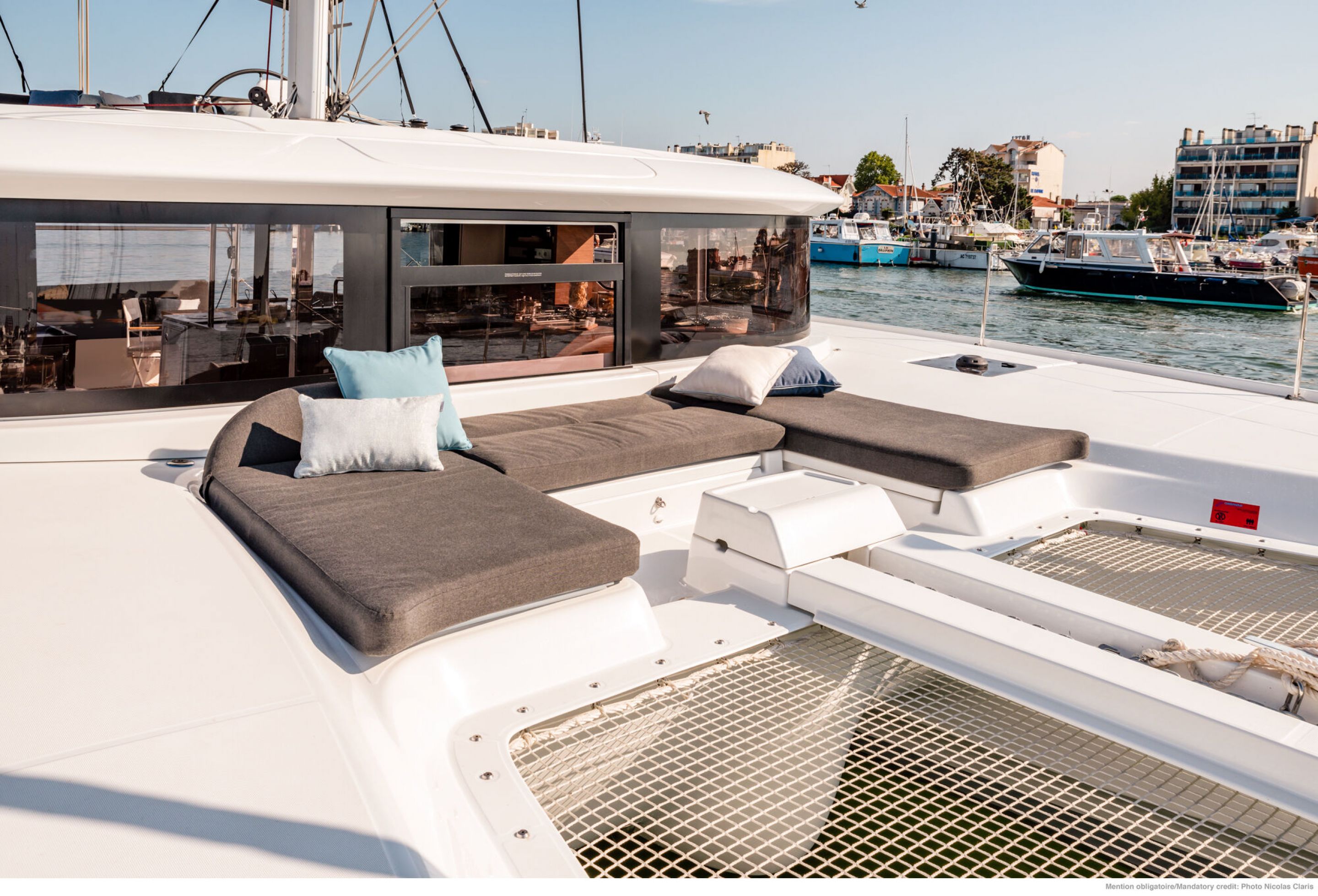 Lagoon 46  - Luxury yacht charter Balearics & Boat hire in Spain Balearic Islands Ibiza and Formentera Ibiza Sant Antoni de Portmany Sant Antoni de Portmany Port 5