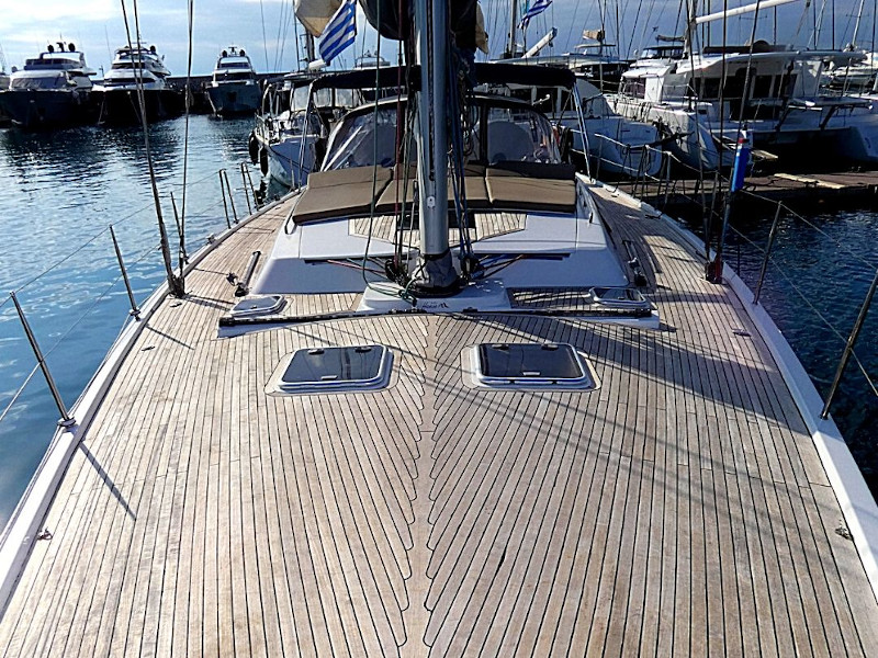 Hanse 540e - Yacht Charter Milazzo & Boat hire in Italy Sicily Aeolian Islands Milazzo Marina del Nettuno 3