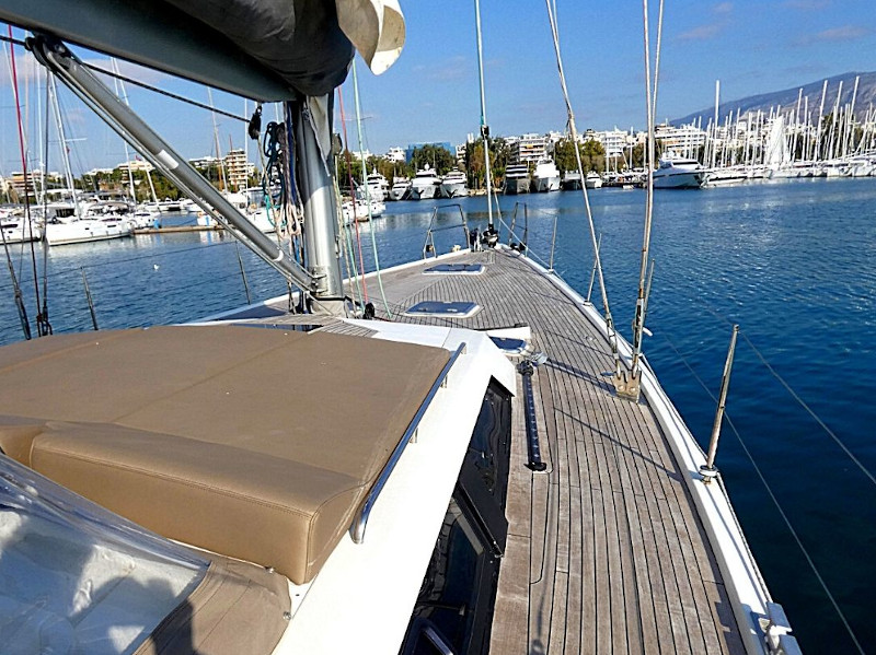 Hanse 540e - Yacht Charter Milazzo & Boat hire in Italy Sicily Aeolian Islands Milazzo Marina del Nettuno 5