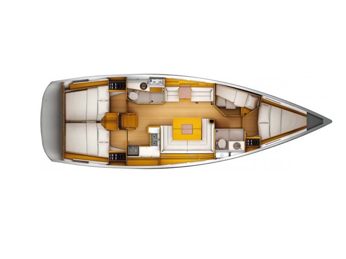 Sun Odyssey 449 - Yacht Charter Tuscany & Boat hire in Italy Tuscany Castiglioncello Marina Cala de' Medici 4