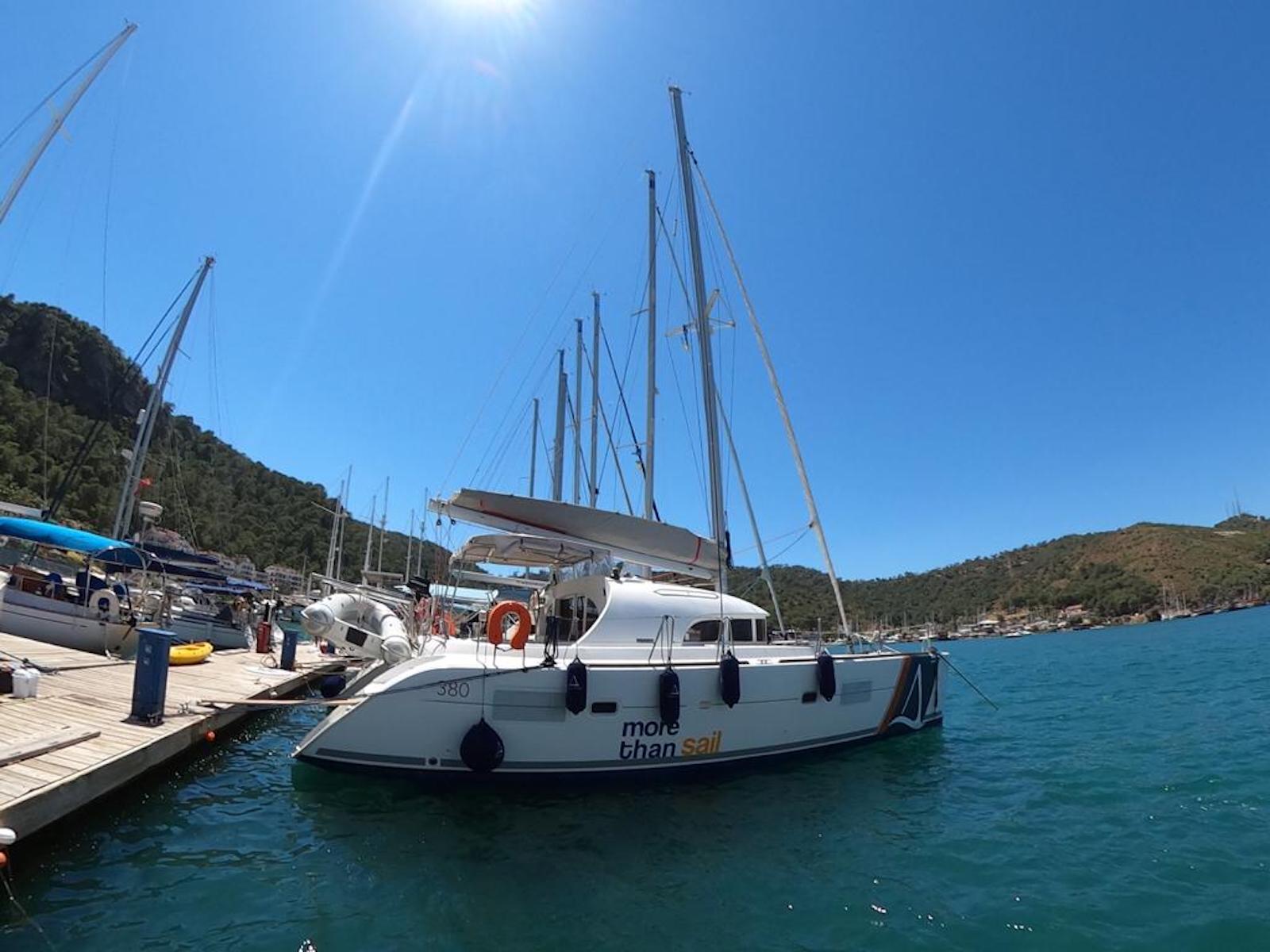 Lagoon 380 - Catamaran charter Fethiye & Boat hire in Turkey Turkish Riviera Lycian coast Fethiye Fethiye port 1