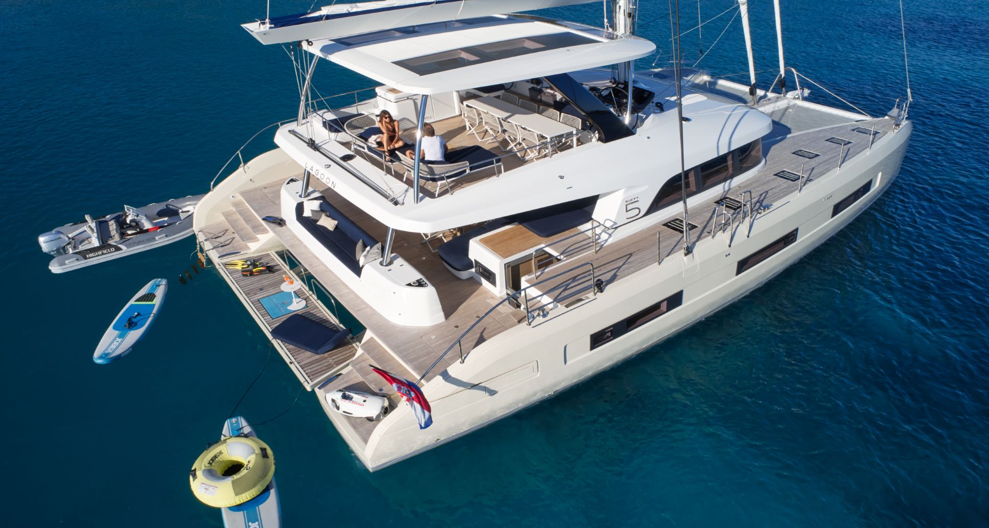Lagoon Sixty 5 - Luxury Yacht Charter Croatia & Boat hire in Croatia Split-Dalmatia Split Split Marina Nava 6