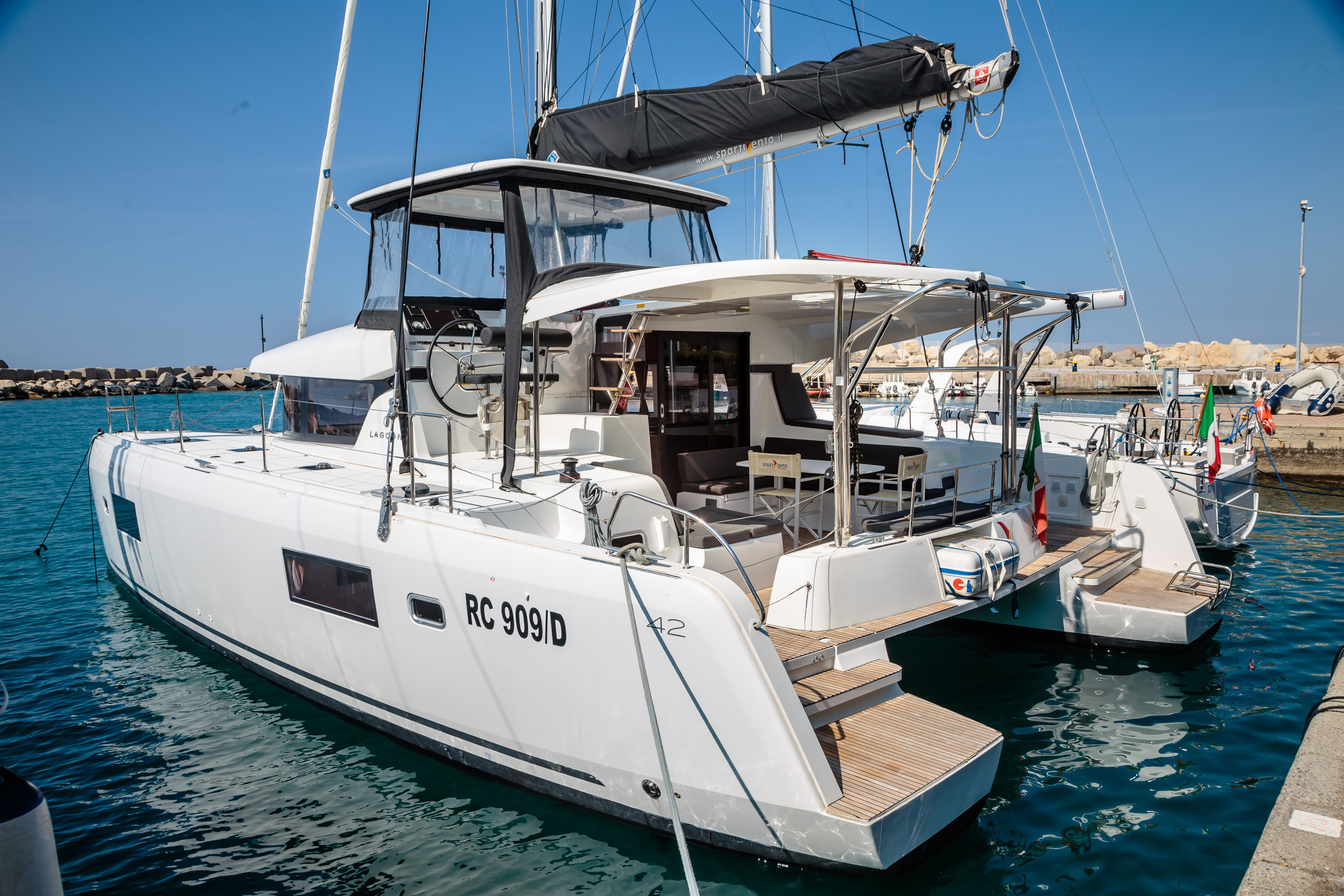 Lagoon 42 - Yacht Charter Olbia & Boat hire in Italy Sardinia Costa Smeralda Olbia Marina di Olbia 3